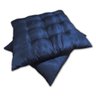 Kit 02 Almofadas Assento Futon Flat para Cadeira 40x40 Azul Marinho - 2