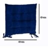 Kit 02 Almofadas Assento Futon Flat para Cadeira 40x40 Azul Marinho - 6