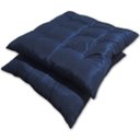 Ver imagem 1 de Kit 02 Almofadas Assento Futon Flat para Cadeira 40x40 Azul Marinho