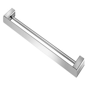 Porta Toalha Duplo Docol Flat Cromado Polido 01013706