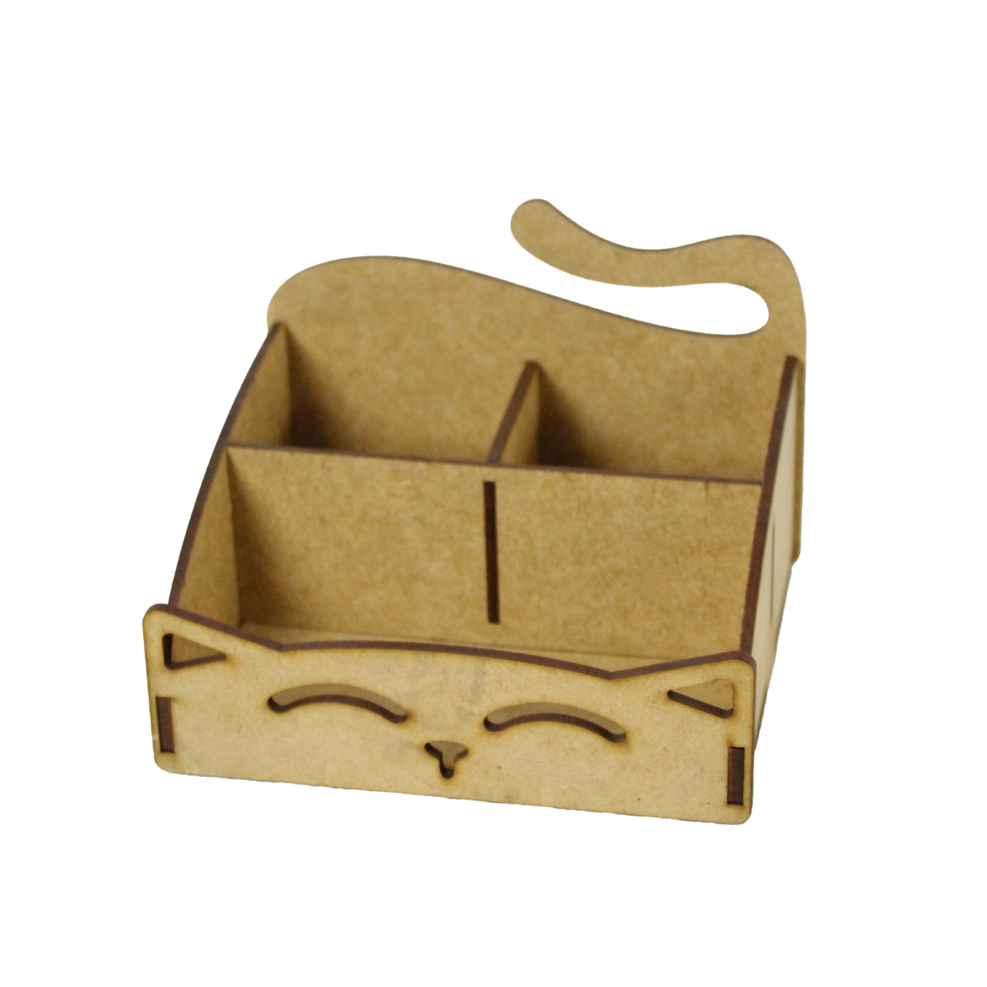Porta Treco Gatinho em Mdf -porta Jóia/porta Treco/organizador/quarto ...