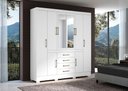 Ver imagem 2 de Guarda-roupa Nápole 8 Portas 4 Gavetas Gavetas Branco - Aramóveis