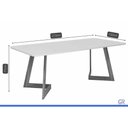 Ver imagem 3 de Mesa Cozinha Caju Madeira 210x100cm Madeira/Cinamomo Cimol