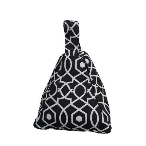 Peso de Porta Decorativo - Geometrizo Fundo Preto