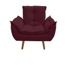 Ver imagem 2 de Kit 02 Poltrona Opala Decorativa Suede
