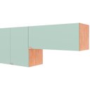 Ver imagem 4 de Cozinha Completa Bartira Joy com 11 Portas 2 Gavetas 5 Prateleiras e Nicho para Micro-ondas 244,5cm