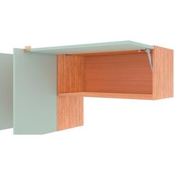 Cozinha Completa Bartira Joy com 11 Portas 2 Gavetas 5 Prateleiras e Nicho para Micro-ondas 244,5cm - 5