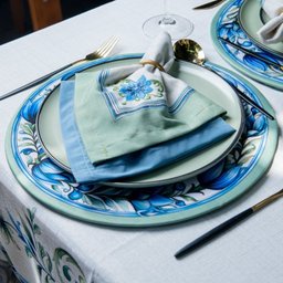 Toalha de Mesa Retangular Floral 8 Lugares 140x270cm - 3