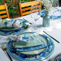 Toalha de Mesa Retangular Floral 8 Lugares 140x270cm - 2