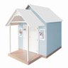 Casinha de Brinquedo Artesanal Mdf com Telhado Branco/azul Bebê L12 - Gran Belo Casinha Infantil - 6