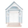 Casinha de Brinquedo Artesanal Mdf com Telhado Branco/azul Bebê L12 - Gran Belo Casinha Infantil - 7