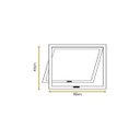 Ver imagem 4 de Vitro Maxim Ar Alumínio Branco 40x80