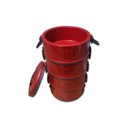 Ver imagem 2 de Marmita Térmica Organizador 4 divisórias Milão Quadruplo Vermelho