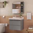 Ver imagem 1 de Espelheira para Banheiro Plus Size 80cm