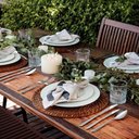 Ver imagem 5 de 12 Pratos Rasos de Jantar Branco Liso Porcelana 28cm Tramont