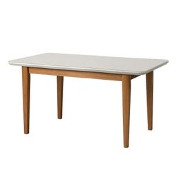 Conjunto Mesa de Jantar Tangará 130cm e 4 Cadeiras Estofadas Tiê CabeCasa MadeiraMadeira - 14