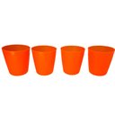 Ver imagem 5 de Kit 4 Copos Laranjas Cor:laranja