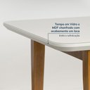 Ver mais imagens de Conjunto Mesa de Jantar Tangará 180cm e 6 Cadeiras Estofadas Tiê CabeCasa MadeiraOriginals Bege/Caramelo