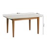 Conjunto Mesa de Jantar Tangará 130cm e 4 Cadeiras Estofadas Tiê Maxx CabeCasa MadeiraMadeira - 4