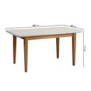 Ver imagem 4 de Conjunto Mesa de Jantar Tangará 130cm e 4 Cadeiras Estofadas Tiê Maxx CabeCasa MadeiraOriginals