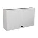Ver imagem 3 de Armário Aéreo 120cm 2 Portas 100% MDF Cozinha Sevilha Herval Branco