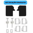 Ver imagem 3 de Assento Vaso Sanitário Oval Almofadado Preto + Conjunto Fixação Assento Sanitário Almofadado Preto