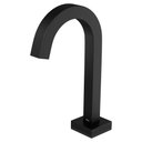 Ver imagem 1 de Torneira de Mesa Lavatório Touchless Bica Baixa Tube 1/2" Black Matte - 1785.bl.tub.mt.sns