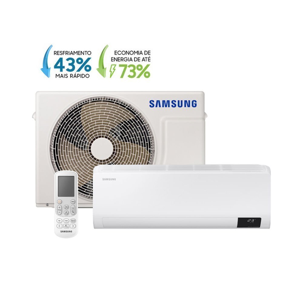Ar Condicionado Split Samsung Digital Inverter Ultra 12000 Btu/h Frio Ar12bvhzcwknaz - 220 Volts - 2