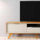 Ver imagem 7 de Rack Aústria para Tv 70'' 2,20 Cm Naturalle / Off White