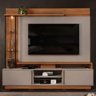 Estante Home Para Tv Até 70" Líbano Carvalho Europeu Amarula - 2