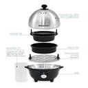 Ver imagem 3 de Elite Gourmet Egc-508 Cozedor de Ovos Elétrico 2.1qt Inox 1000w