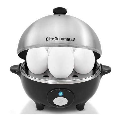 Elite Gourmet Egc-508 Cozedor de Ovos Elétrico 2.1qt Inox 1000w