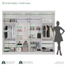 Ver imagem 6 de Guarda-Roupa Casal 8 Portas 4 Gavetas França Espresso Móveis Branco
