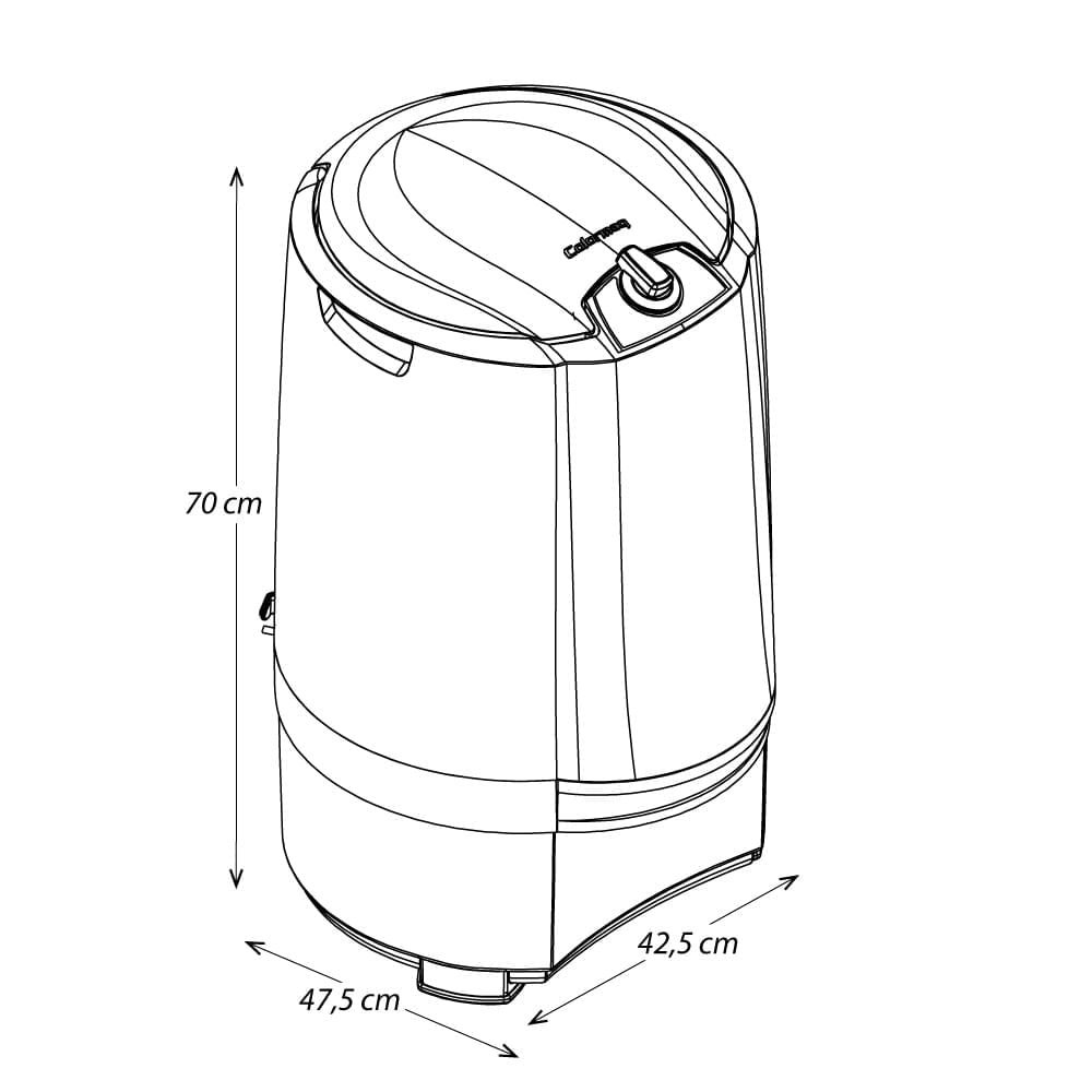 Centrífuga de Roupas Colormaq 12kg Prata 220v - 3