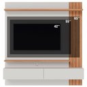 Ver imagem 2 de Estante para TV até 65 Polegadas 2 Portas e 2 Prateleiras Juriti Off White