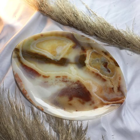 Bandeja Ônix Oval 35 Cm