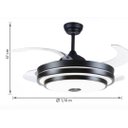Ver imagem 4 de Ventilador de Teto Retrátil com Som e Bluetooth
