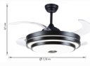 Ver imagem 4 de Ventilador de Teto Retrátil com Som e Bluetooth