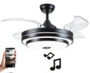 Ver imagem 1 de Ventilador de Teto Retrátil com Som e Bluetooth