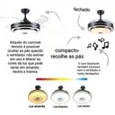 Ver imagem 7 de Ventilador de Teto Retrátil com Som e Bluetooth