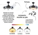 Ver imagem 7 de Ventilador de Teto Retrátil com Som e Bluetooth