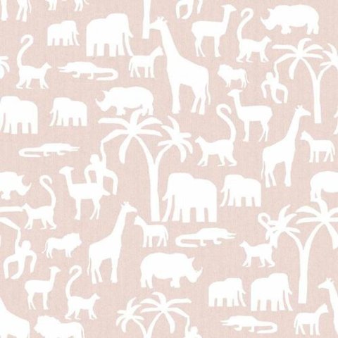 Papel de Parede Minime Infantil Rosa 17134