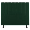Ver imagem 2 de Kit Cabeceira e Baú Cama Box Solteiro Cora 90cm Suede Verde - Desk Design