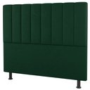 Ver imagem 6 de Kit Cabeceira e Baú Cama Box Solteiro Cora 90cm Suede Verde - Desk Design