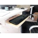 Ver imagem 4 de Suporte De Teclado Retrátil Computador Universal Em Mdf 15mm