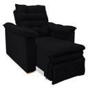 Ver imagem 3 de Poltrona do Papai Confortável Reclinável e Retrátil:preto
