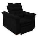 Ver imagem 1 de Poltrona do Papai Confortável Reclinável e Retrátil:preto