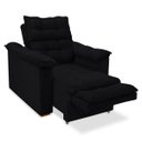 Ver imagem 2 de Poltrona do Papai Confortável Reclinável e Retrátil:preto