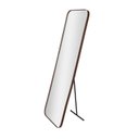 Ver imagem 1 de Espelho Orgânico Retangular 36x146cm com Suporte de Chão Decorativo Sala Banheiro Quarto