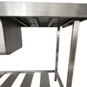 Ver imagem 7 de Pia Aço Inox Industrial 180x70x90 Cm Cuba Grande Cubão Centralizada Nortinox